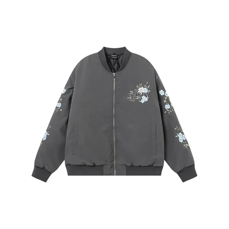 Fashionable Embroidery Quilted Jacket-5