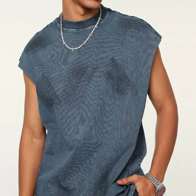 Casual Loose Cotton Vest-17