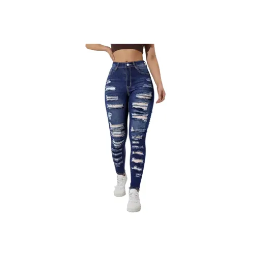 Fashionable Simple Jeans Women
