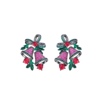 Romantic Christmas Bow Earring