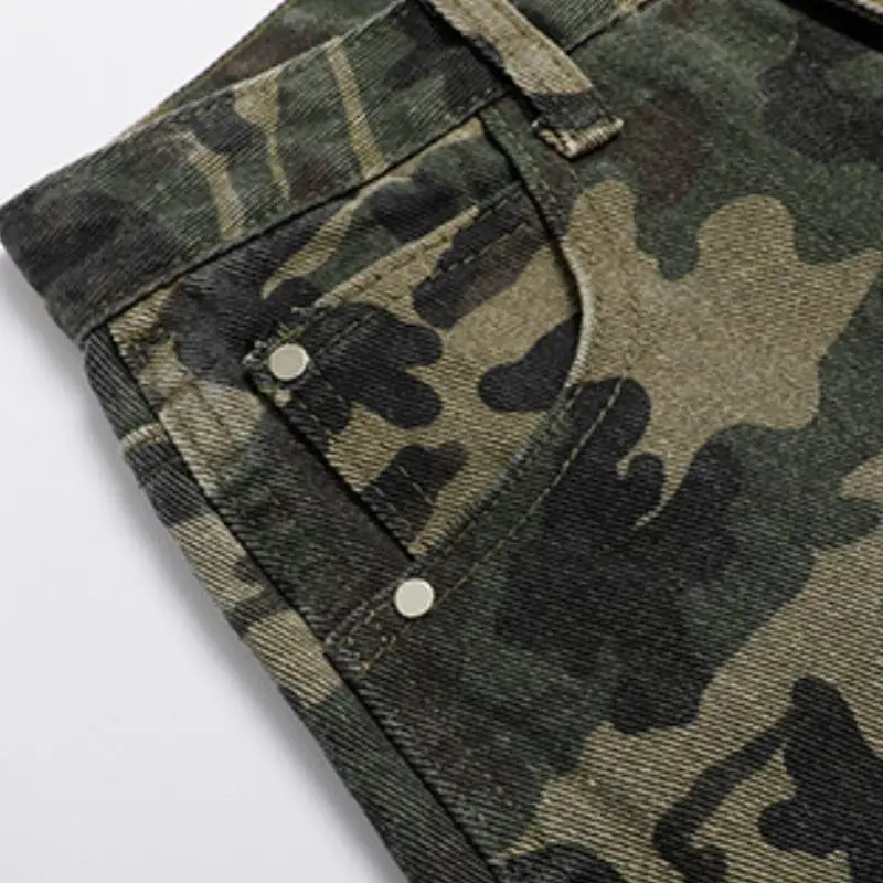 Fashionable Straight Leg Cargo Pants-4
