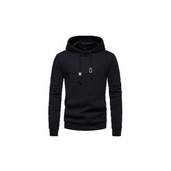 Casual Plaid Cotton Blended Fabric Hoodie