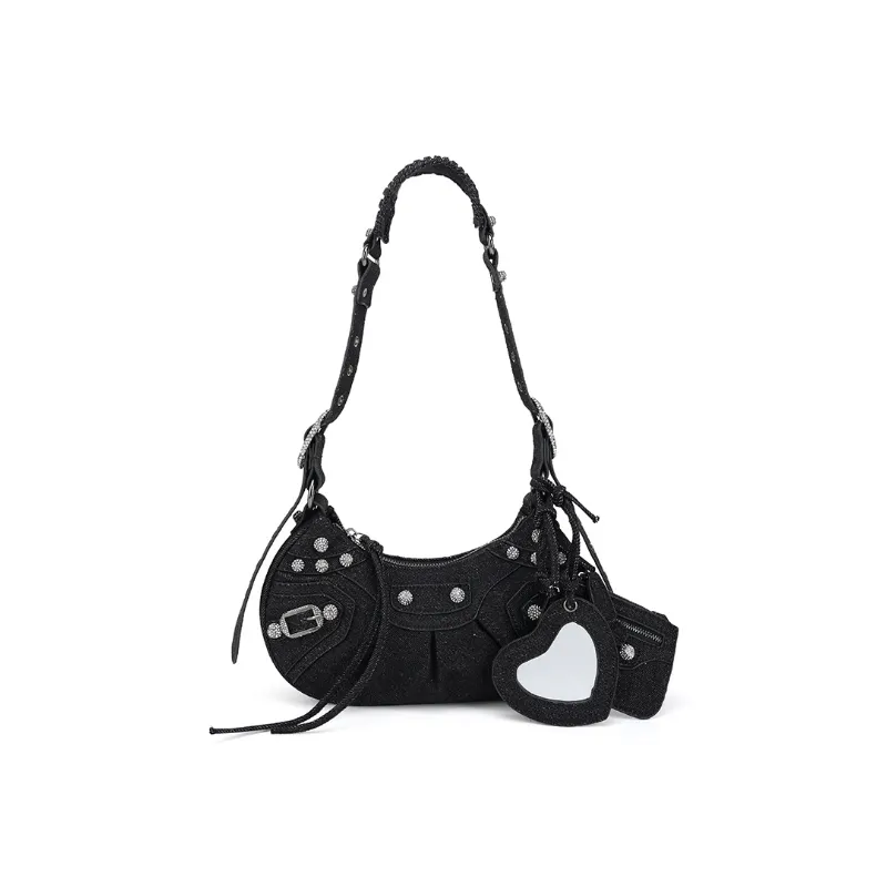 Fashion Zipper Glamorous Shoulder Bag-1