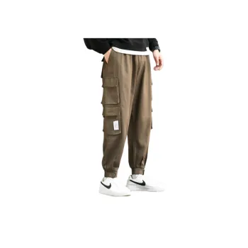 Plus Size Loose Multi pocket Pants