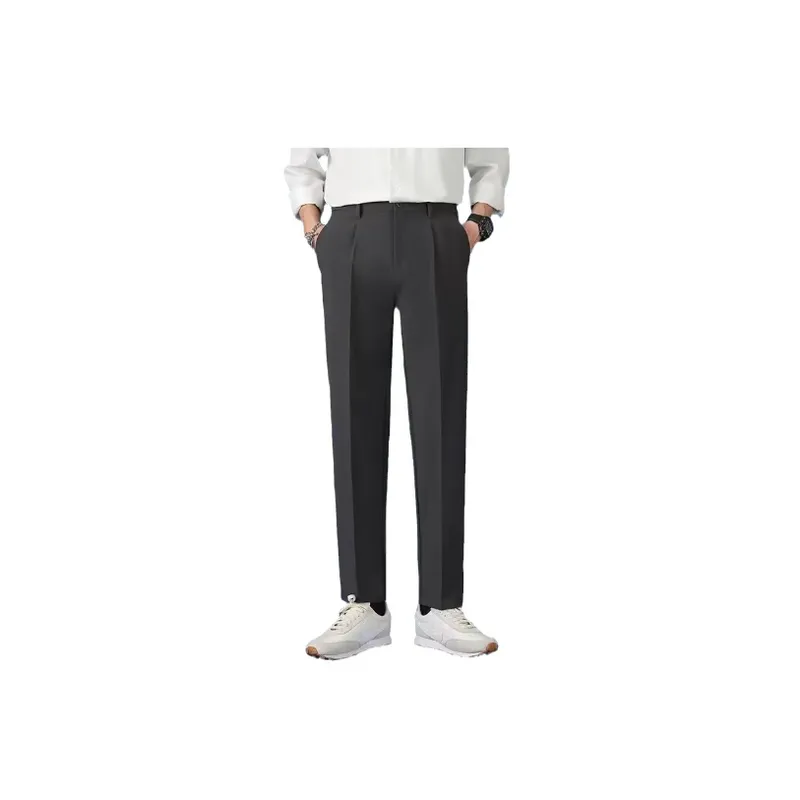 Casual Fashionable Suit Trousers-3