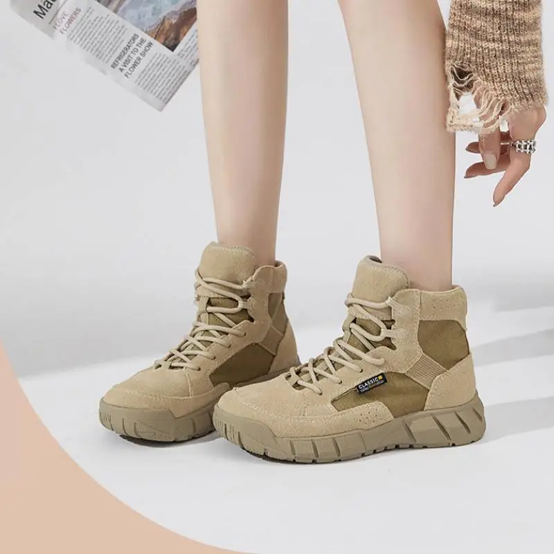 Cool Colorblock Outdoor Boots-4
