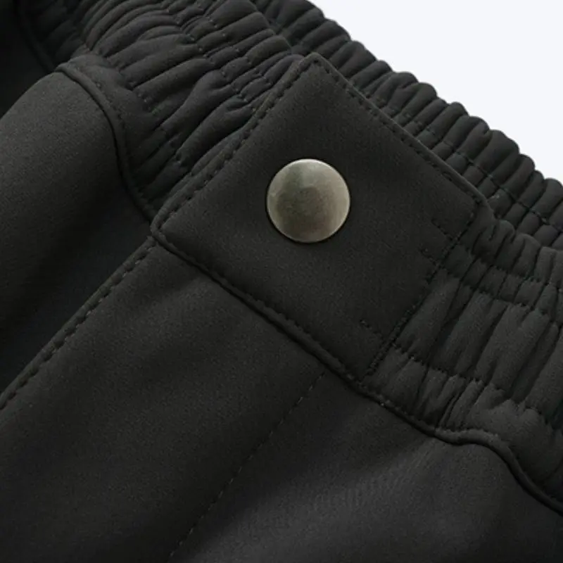 Loose Casual Hard Shell Pants-3