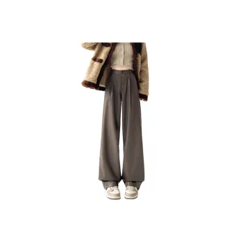 Street Loose Genuine Fur Casual Pants Women