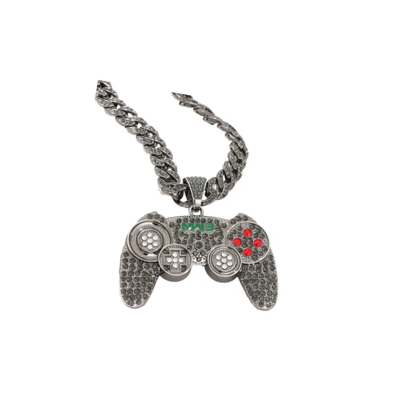Diamond Studded Game Console Necklace Cubac-5