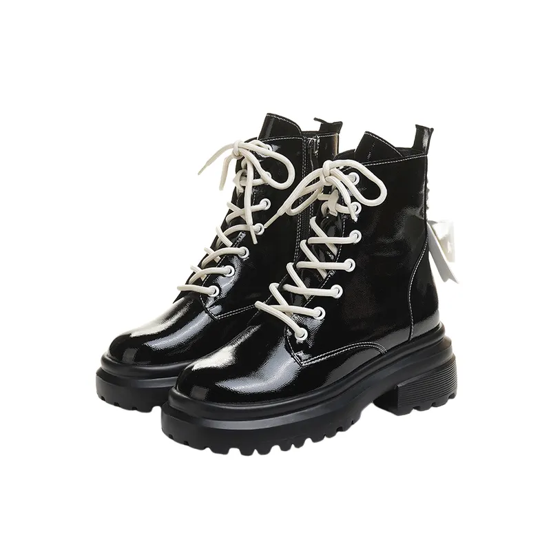 Fashionable Bow Martin Boot-4