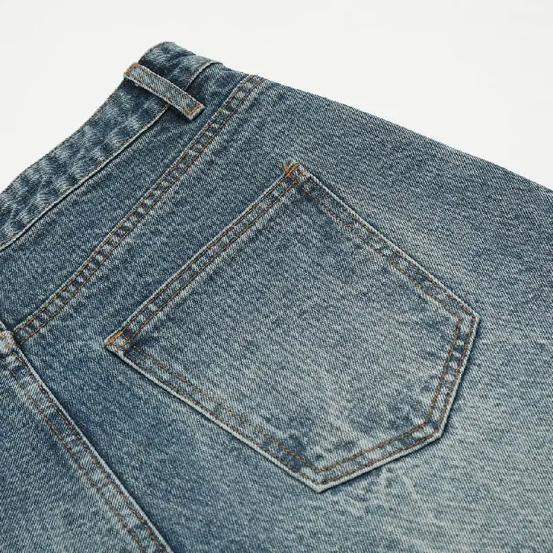Funky Casual Denim Shorts-2
