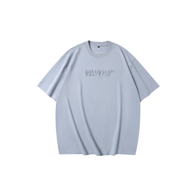Black Printed Letter Round Neck Casual Short Sleeve T Shirt-3