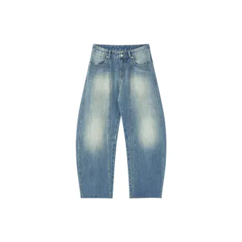 Retro Loose Straight Leg Jeans