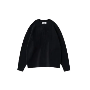 Casual Plain Cotton Sweater