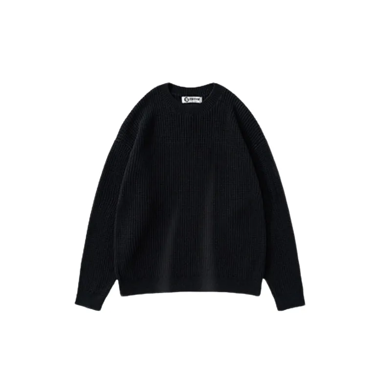 Casual Plain Cotton Sweater-6