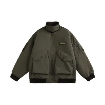 Casual Simple Cotton Quilted Jacket