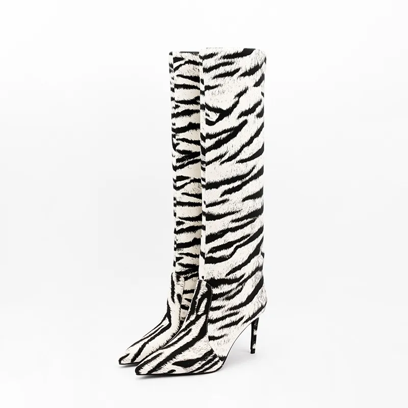 Simple Fashion Knee High Boots-1