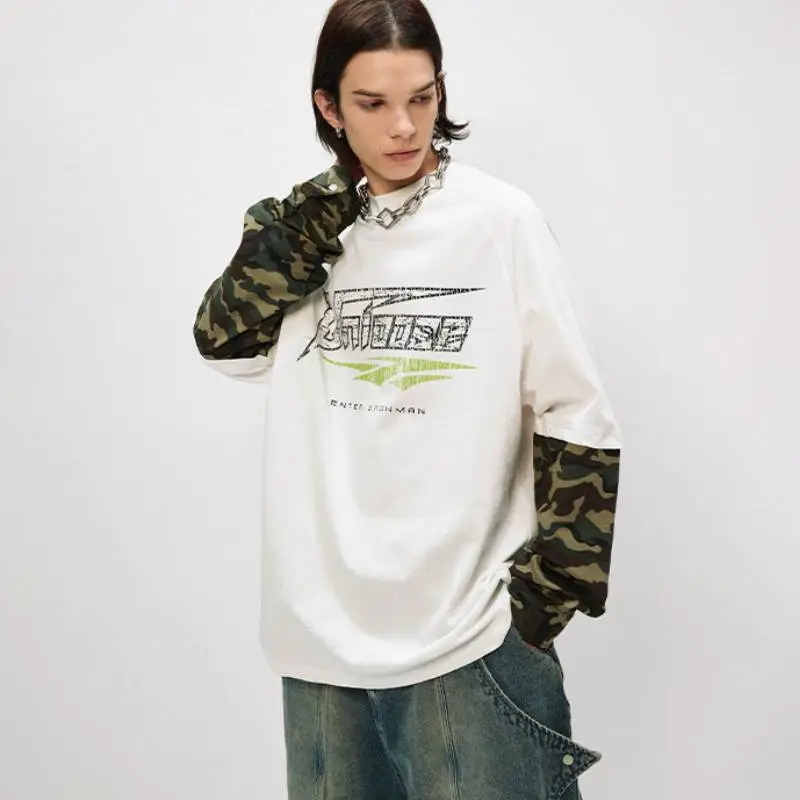 Casual Loose Combed Cotton T Shirt-8