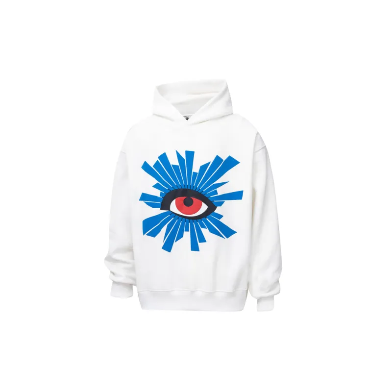 Eye Of Truth Foam Printed Fleece lined Hoodie-0