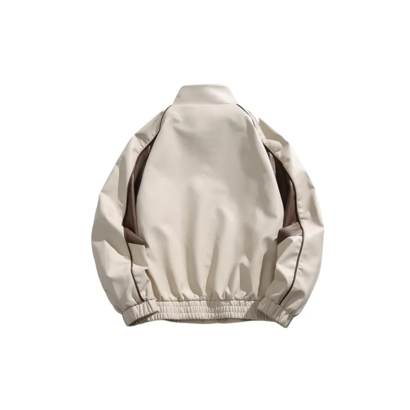 Retro Loose PU Leather Jacket-5