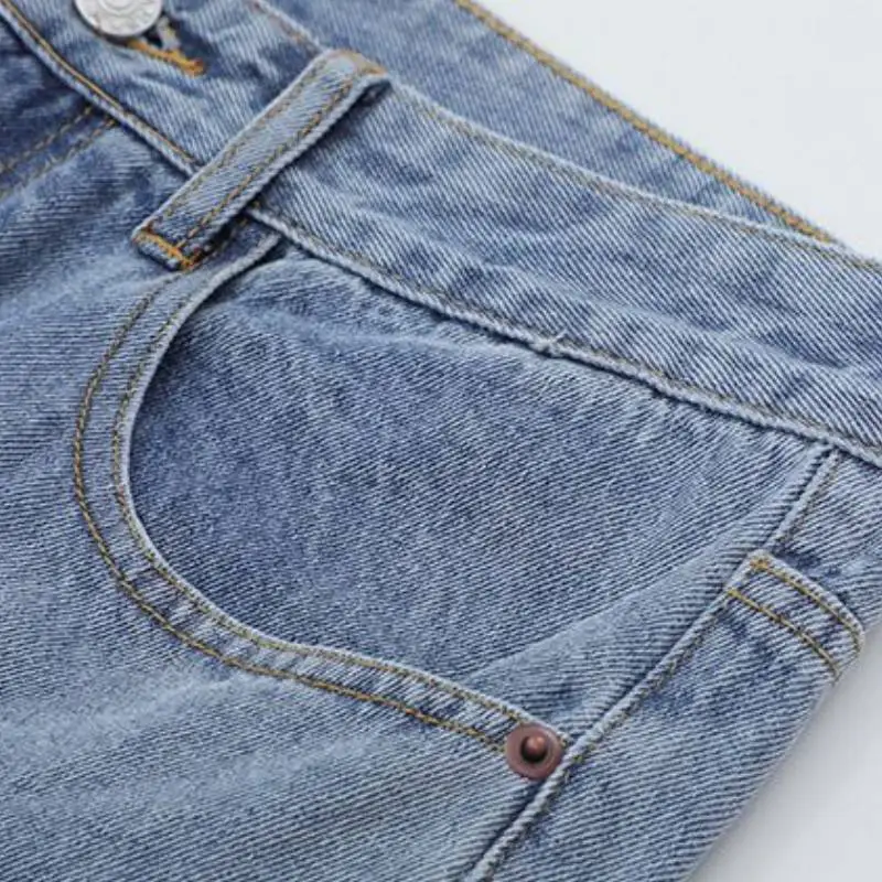 Casual Zipper Jeans-3
