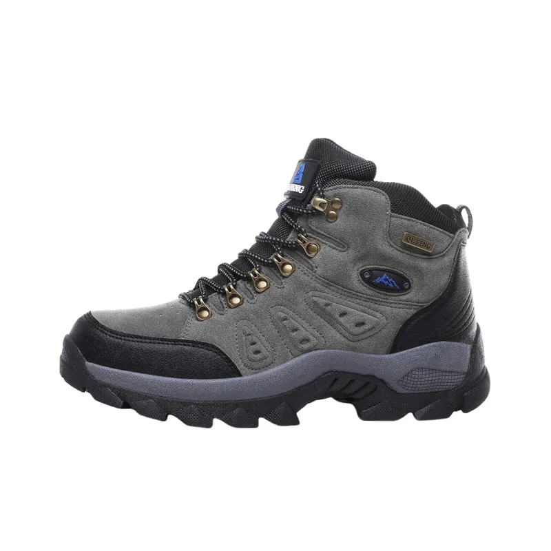 Sporty Plain Hiking Shoes-1