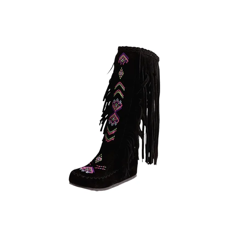 Basics Simple Knee High Boots-3
