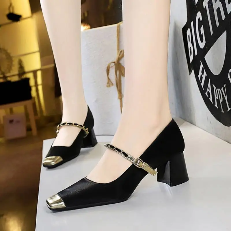 Fashionable Simple Mary Jane Shoes-4