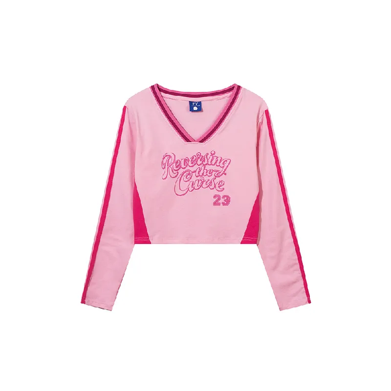 Sexy Letter Cotton T Shirt Women-2