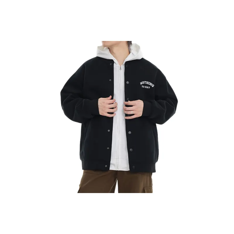 Casual Plain Cotton Blended Fabric Jacket-12