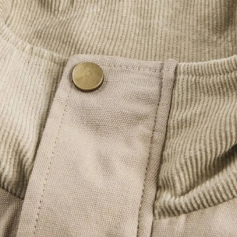 Retro Casual Cotton Jacket-3