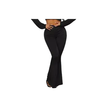 Elegant Plain Milk Fiber Casual Pants Women