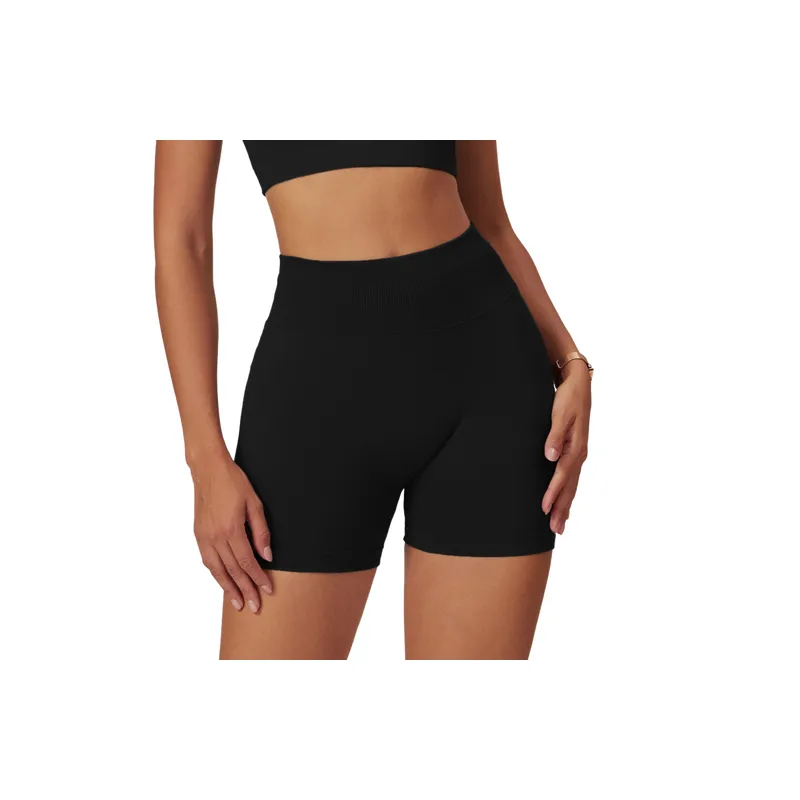 Plain Casual Sports Shorts Women-0
