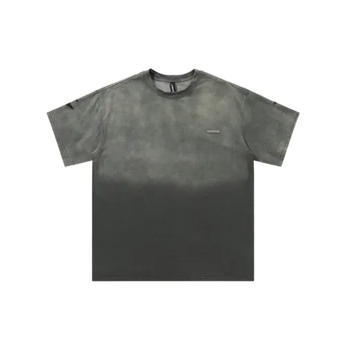 Distressed Gradient T-Shirt Concrete Gray