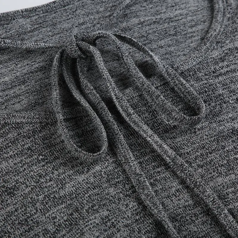 Casual Glamorous Knitted Fabric T Shirt-4