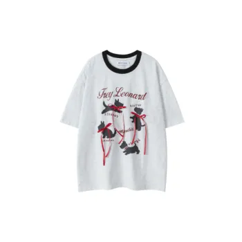 Retro Cute Cotton T Shirt Unisex