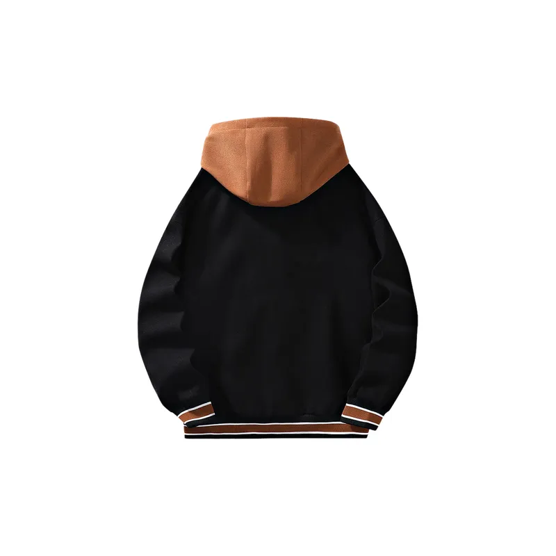 Fashionable Casual Blended Synthetic Fabrics Jacket-5