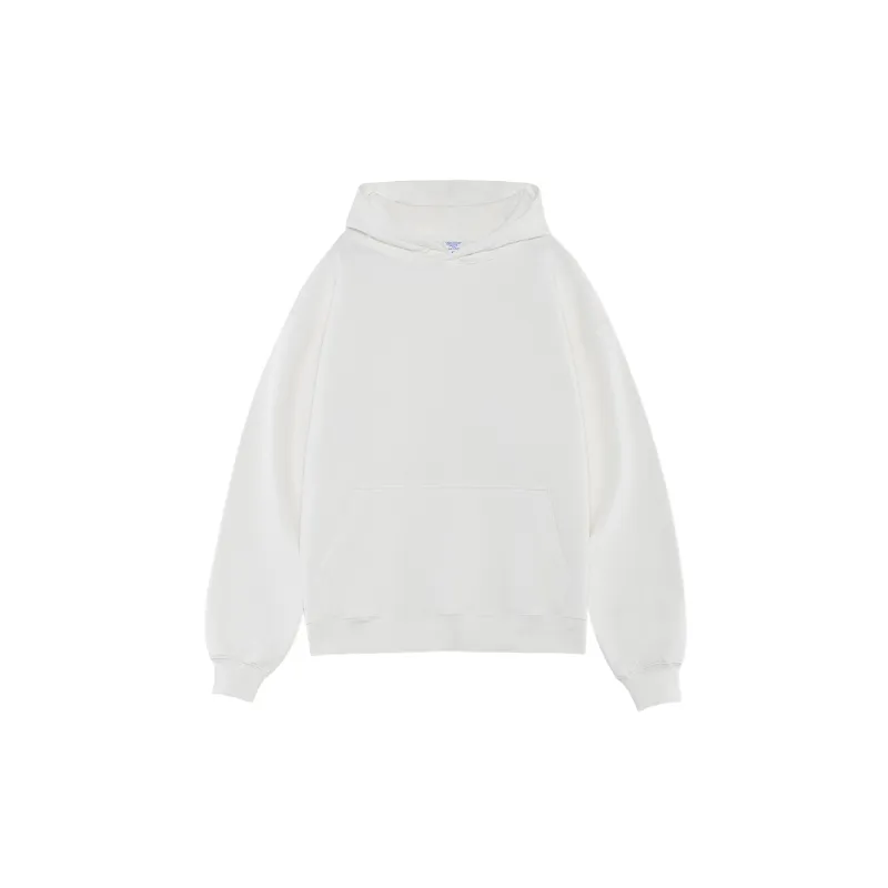 Plain Loose Cotton Hoodie-12