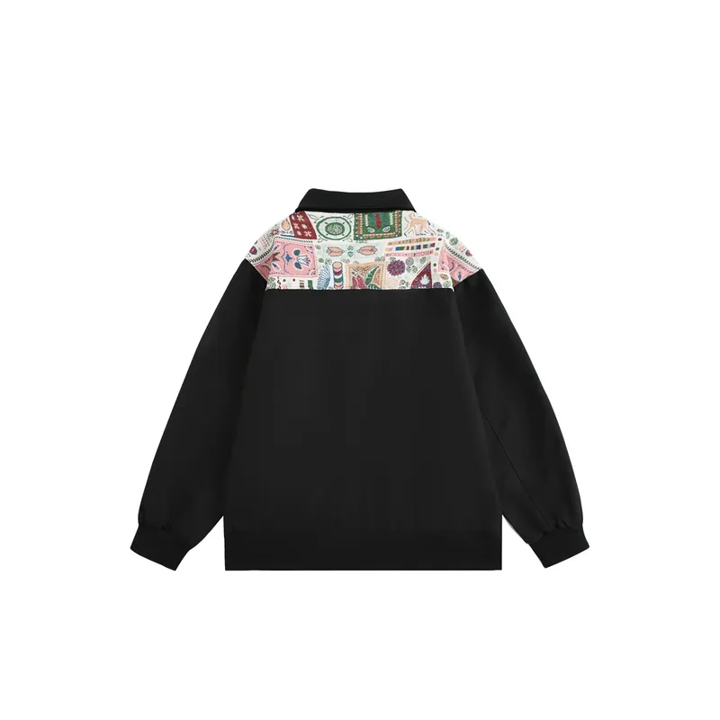 Trendy Stitching Collar Jacket-1