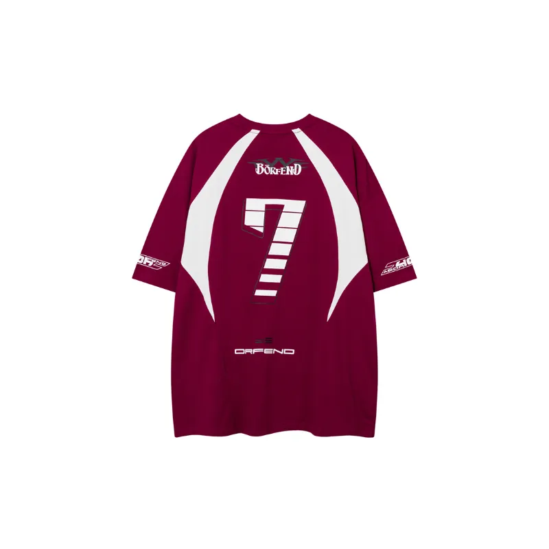 Retro Sporty Cotton T-Shirt-3