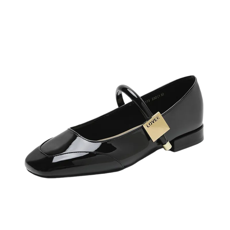 Casual Plain Mary Jane Shoes-0
