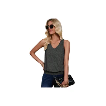 Casual Loose Terylene/Rayon Fabric Vest Women