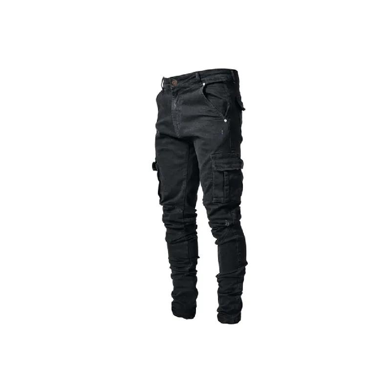 Trendy Simple Jeans-4
