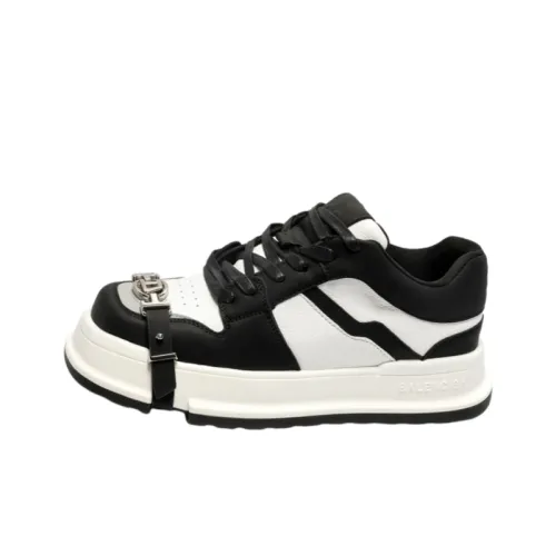 JEEP SPIRIT Height Increasing Slip Resistant Low Top Chunky Sneakers Mens Black