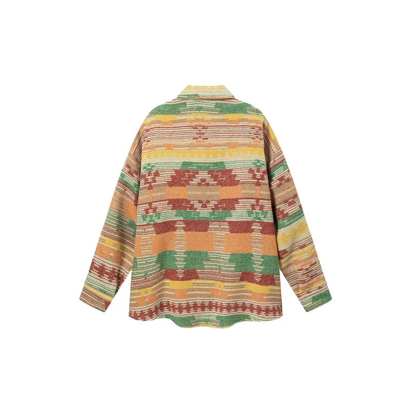 Retro Contrast Color Jacket-1