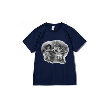 Loose Angel Print T Shirt