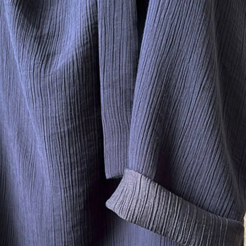 Retro Fashionable Viscose Shirt-3