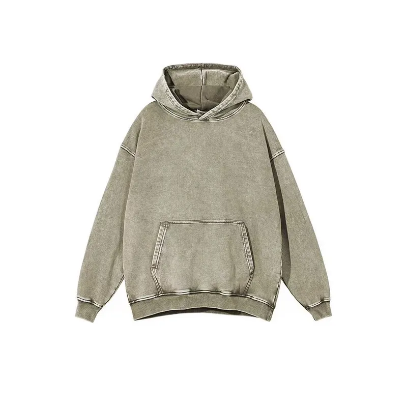 Retro Washed Cotton Sweatshirt-2