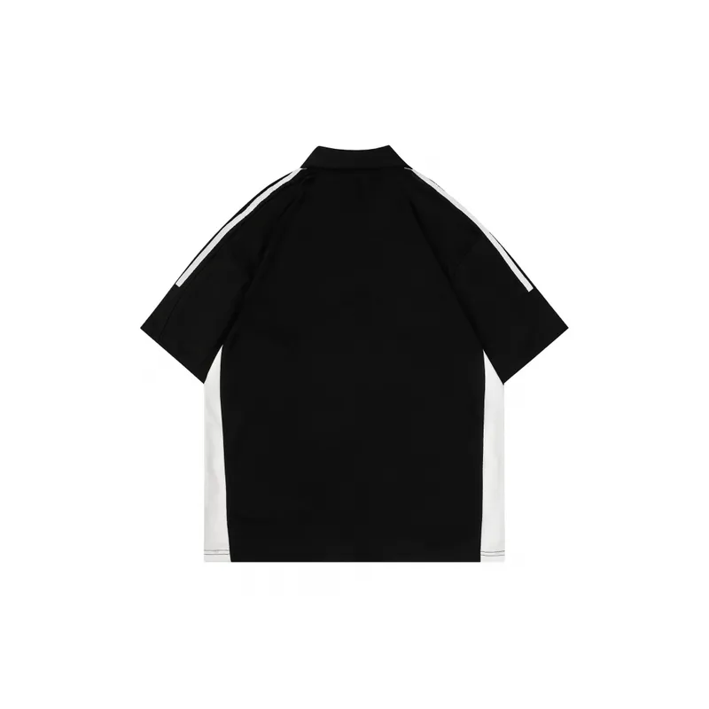 Street Fashion Lapel T Shirt-1