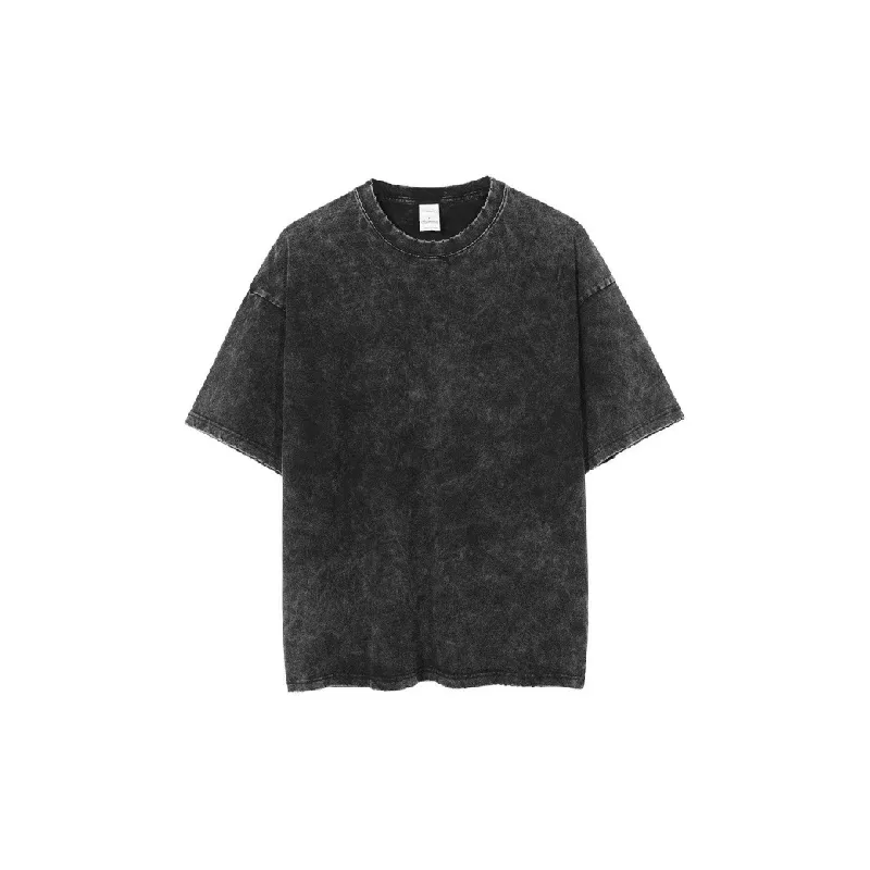 Fashionable Washed 100% Cotton T Shirt-6